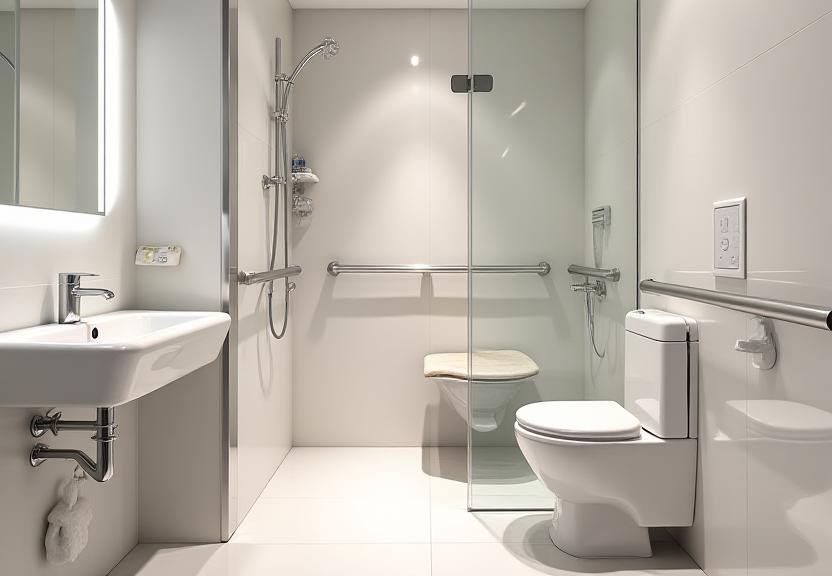 Camera hotel accessibile bagno adattato senior Italia