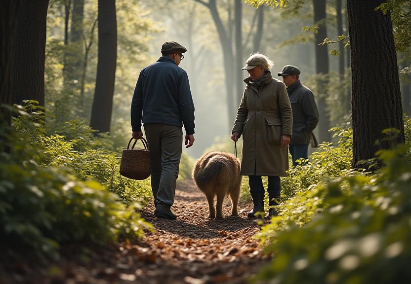 Caccia al tartufo Piemonte esperienza over 50