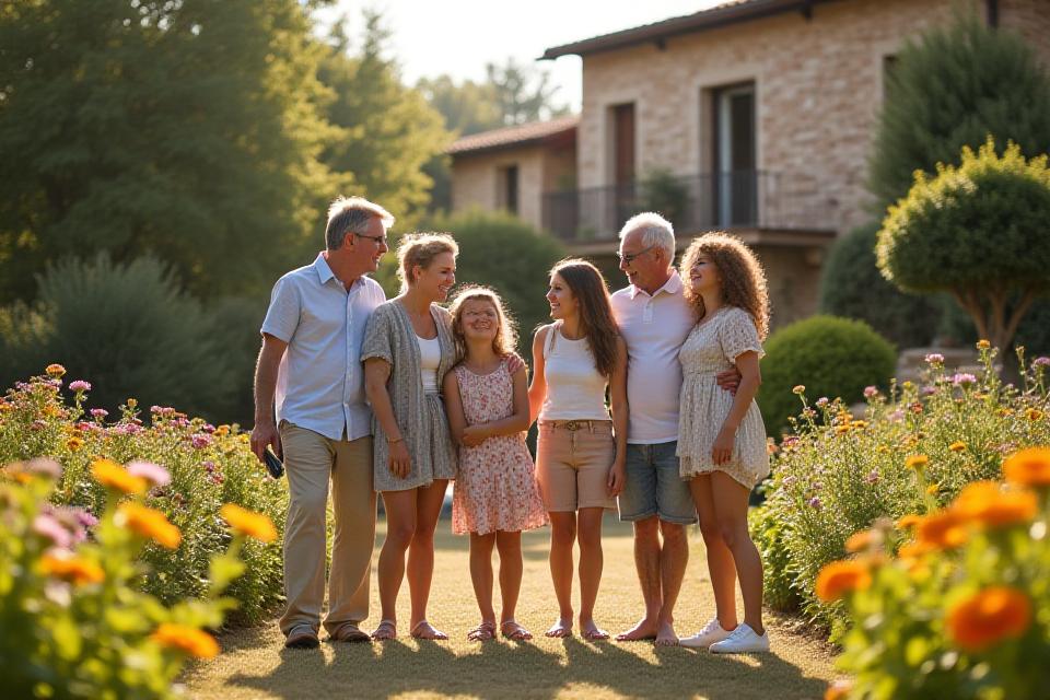 Villa Toscana reunion familiare multigenerazionale